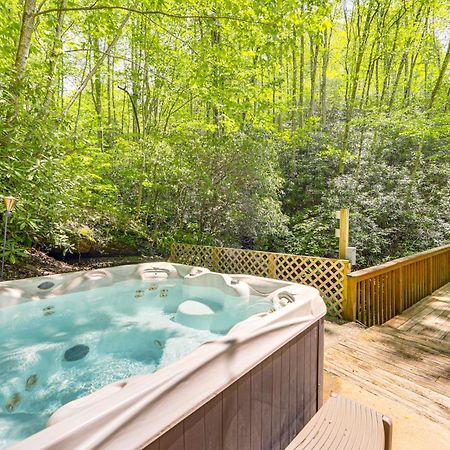 Bryson City Cottage With Hot Tub And Waterfall Views! Экстерьер фото
